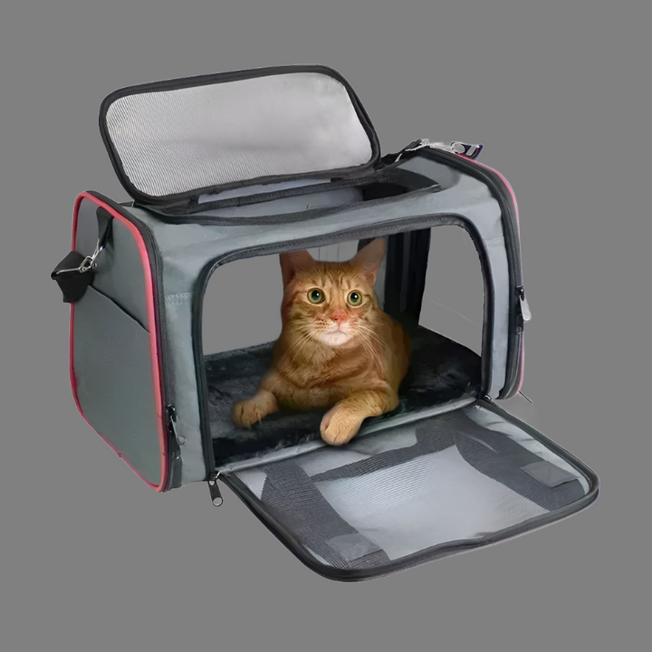 GOOPAWS Soft-Sided Kennel Pet Carrier for Small Dogs, Cats, Puppy, Airline Approved Cat Carriers Dog Carrier Collapsible, Travel Handbag & Car Seat