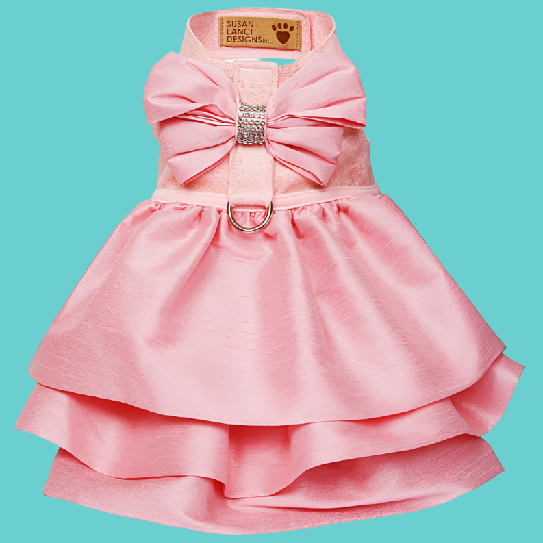 Susan Lanci Designs Puppy Pink Glitzerati Madison Dress