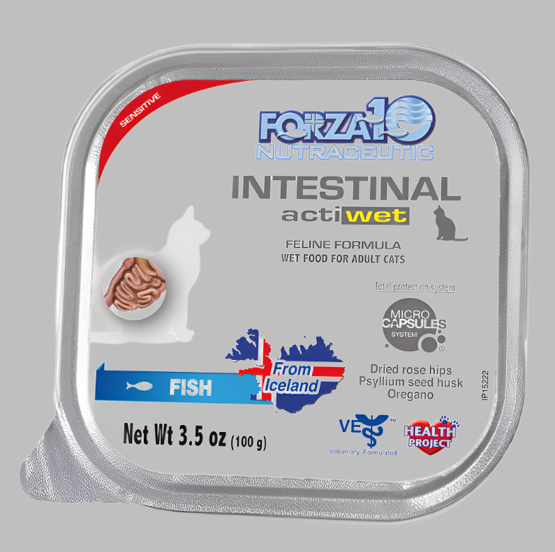 Forza10 Actiwet Intestinal Support Icelandic Fish Recipe Canned Cat Food