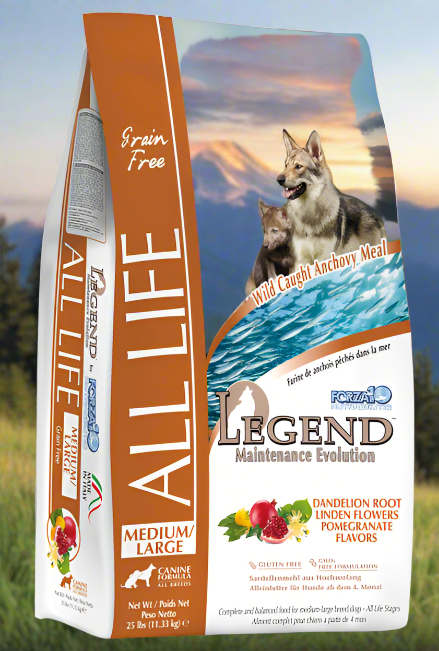 Forza10 Legend All Life Medium/Large Breed Grain-Free Dry Dog Food