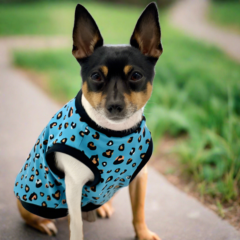 DCNY Teal Leopard Print Tank - Limited Edition