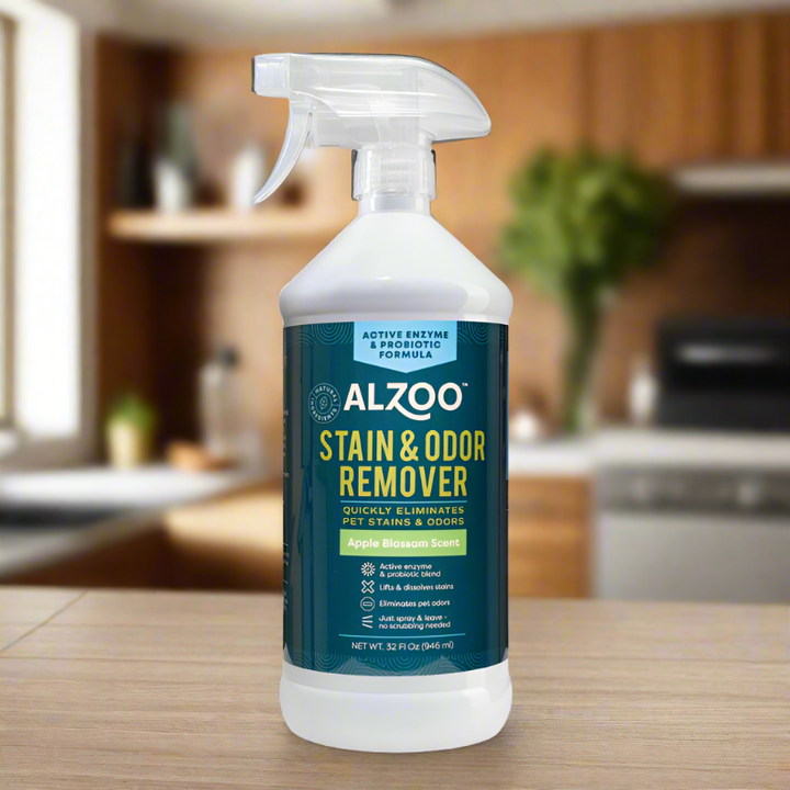 ALZOO Enzymatic Stain & Odor Remover Apple Blossom, 32oz