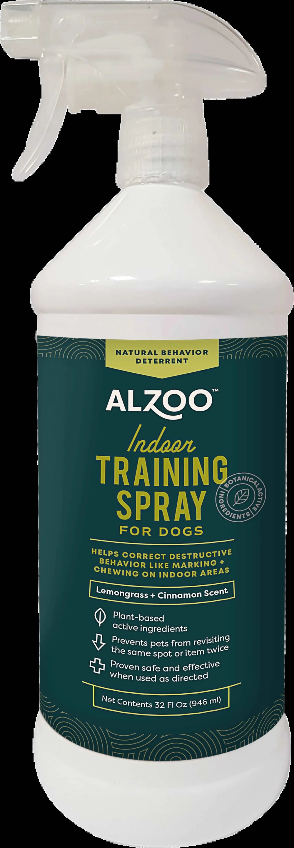 ALZOO Plant-Based Dog/Cat Indoor Training Spray, 32oz