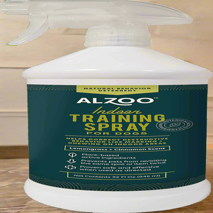 ALZOO Plant-Based Dog/Cat Indoor Training Spray, 32oz