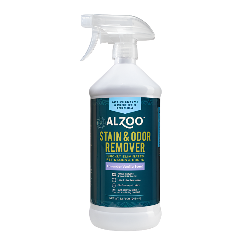 ALZOO Enzymatic Stain & Odor Remover Apple Blossom, 32oz