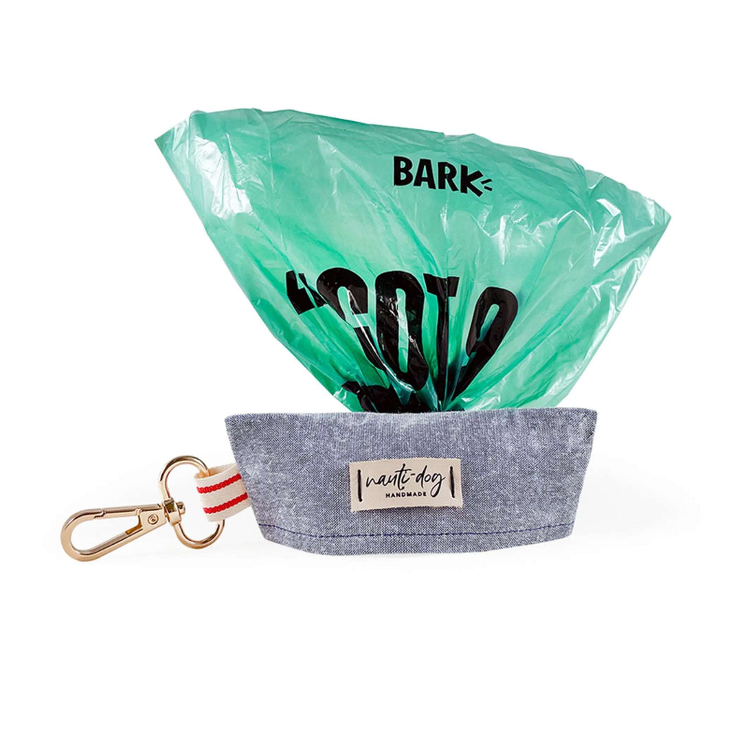 Chambray Classic Oxford Dog Waste Poop Bag Dispenser