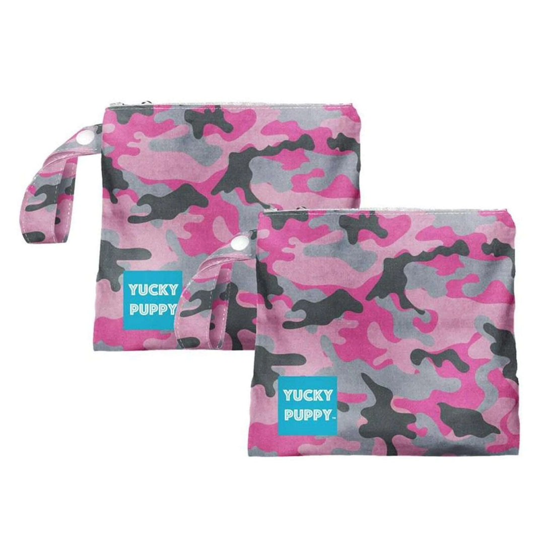 Blue Camo Dog Poop Bag Holders