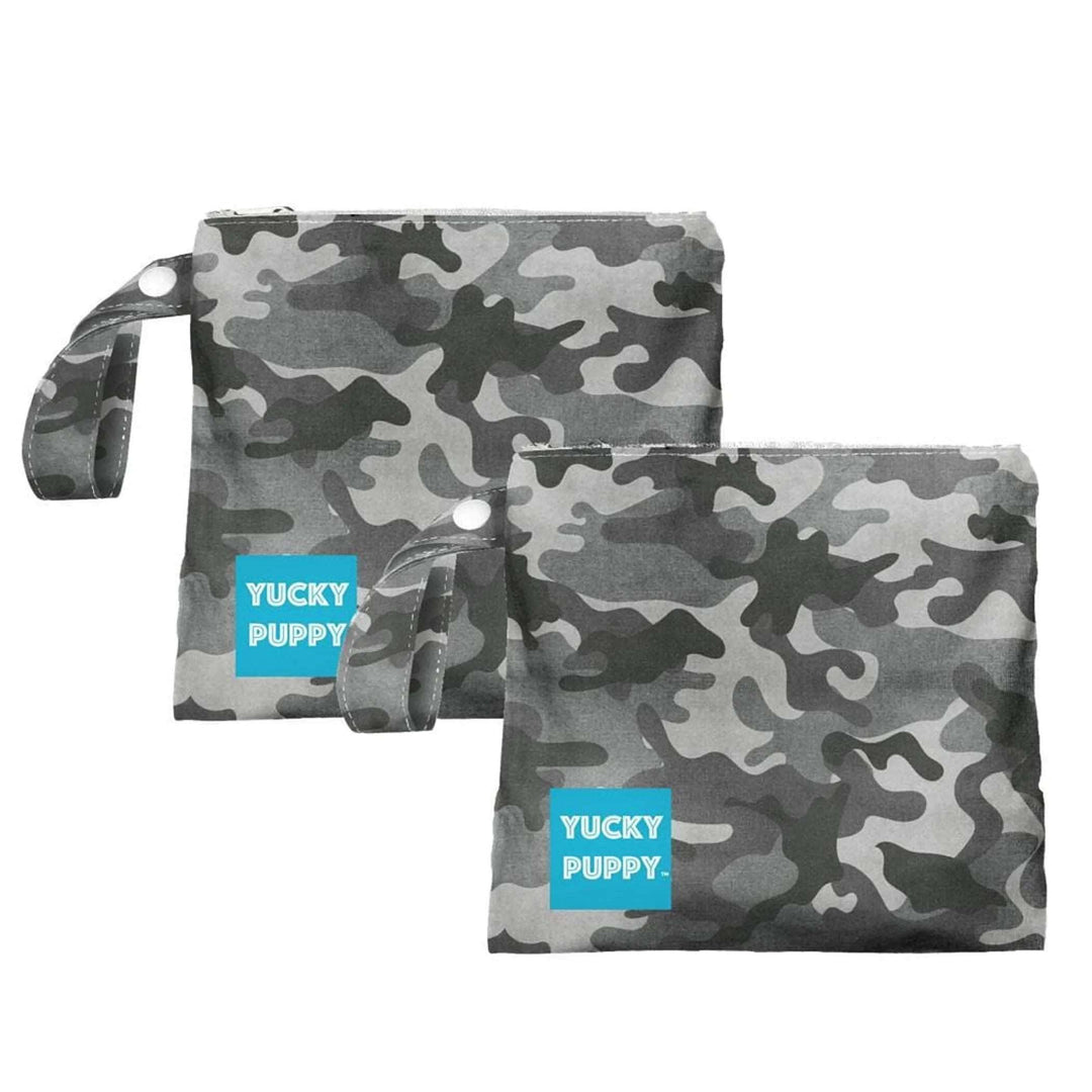 Blue Camo Dog Poop Bag Holders